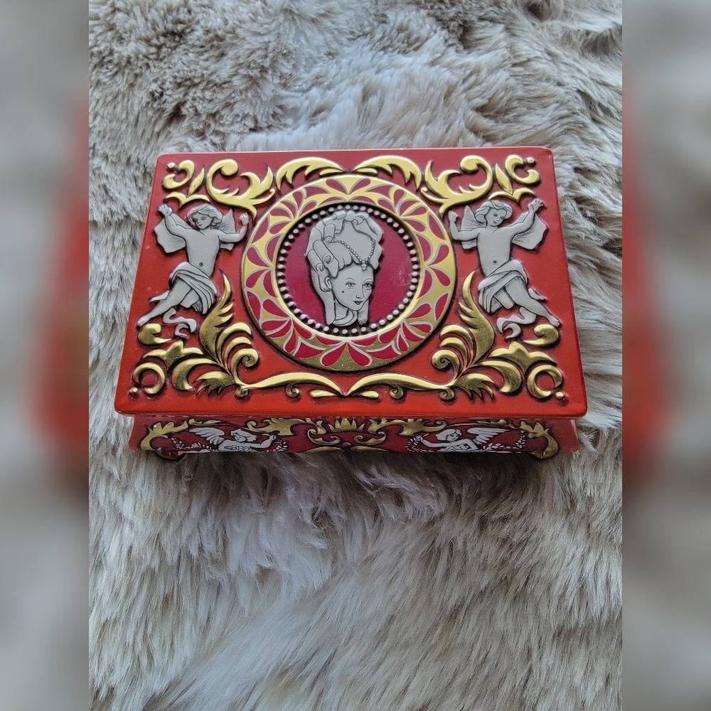 Vintage Red West Germany Candy Tin